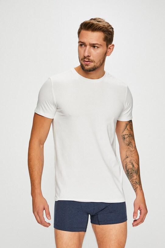 Levi's - Tricou + boxer cu elastan bleumarin 37151.0001