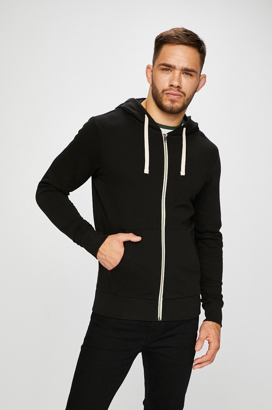 Jack & Jones - Bluza bawełna czarny 12136884