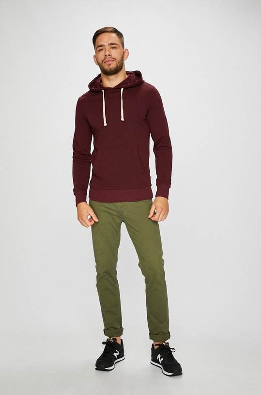 Jack & Jones - Кофта 12136885 бордо AA00