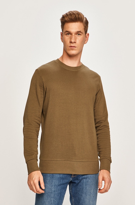 Jack & Jones - Кофта хлопок зелёный 12136886