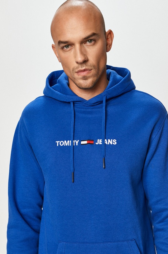 Tommy Jeans - Кофта гладкий блакитний DM0DM05146