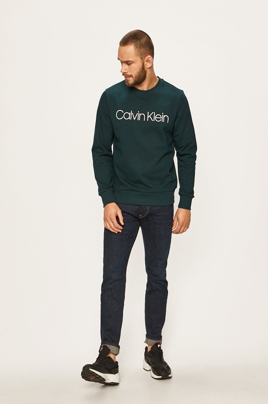 Calvin Klein - Bluza K10K102724 verde AW20