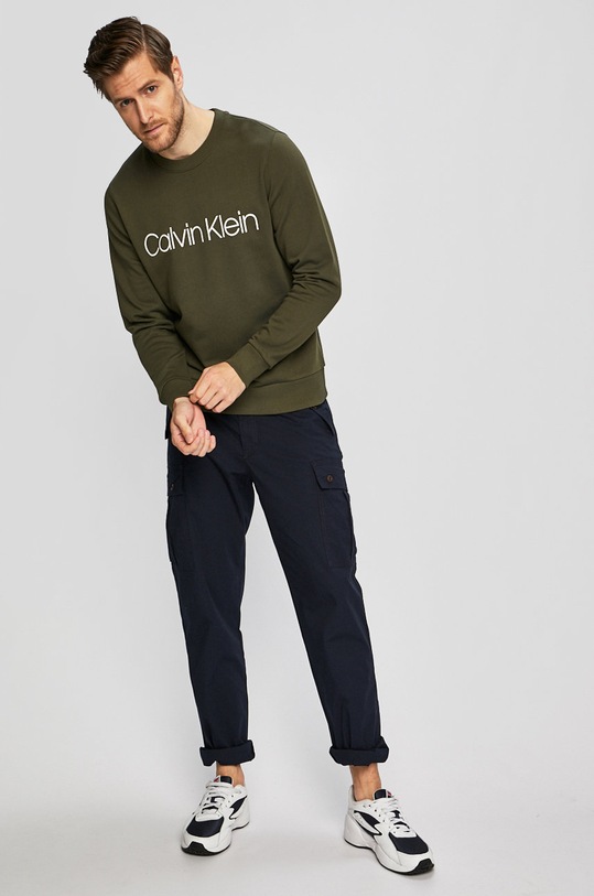 Calvin Klein - Bluza K10K102724 verde AW20