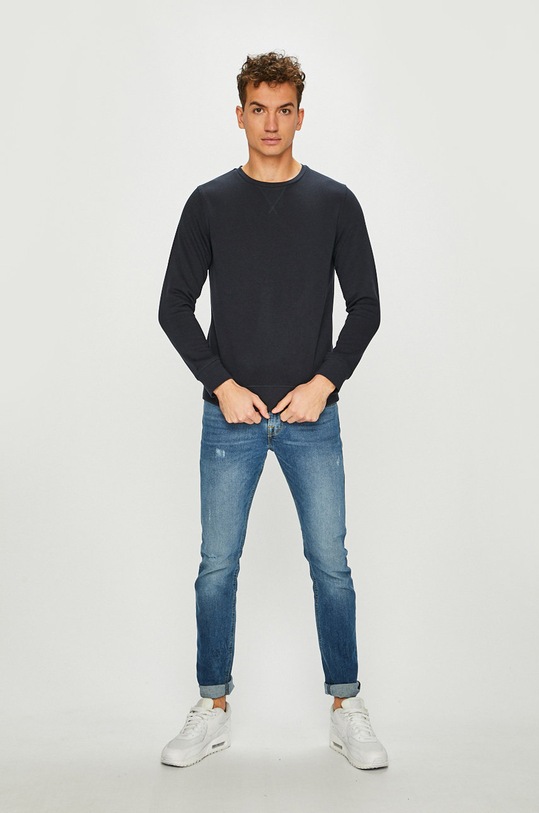 Brave Soul - Bluza MSS.69JONESP bleumarin AW18