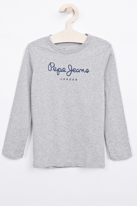 Pepe Jeans - Детска блуза с дълги ръкави New Herman 92-180 cm памук сив PB501010.