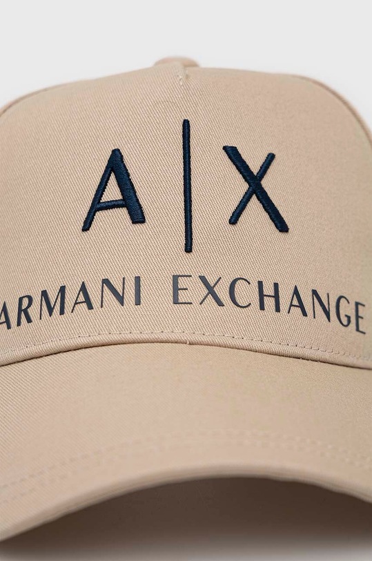 Хлопковая шапка Armani Exchange 954039.CC513 бежевый AA00