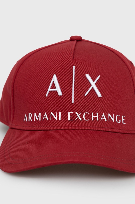 Čepice Armani Exchange 954039.CC513 burgundské AA00