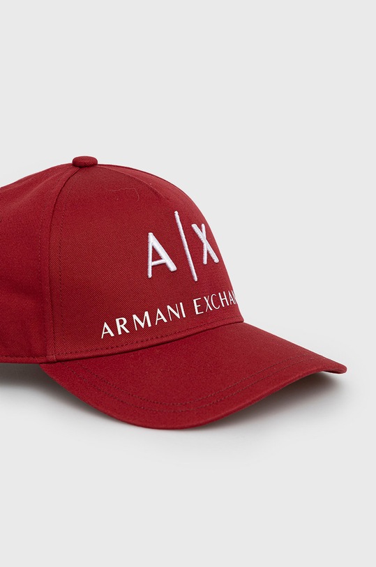 Akcesoria Armani Exchange czapka 954039.CC513 bordowy