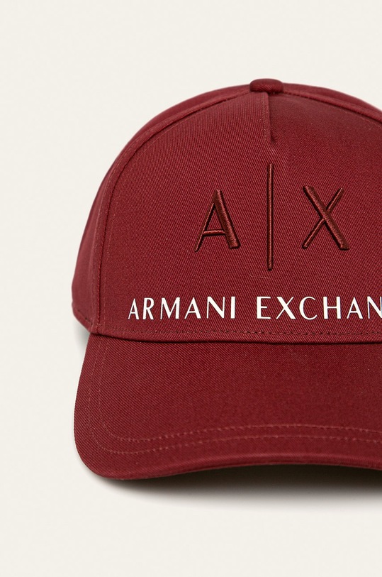 Čiapka Armani Exchange 954039.CC513 burgundské AA00