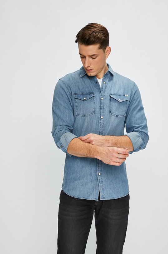 Jack & Jones - Košile hladký modrá 12138115