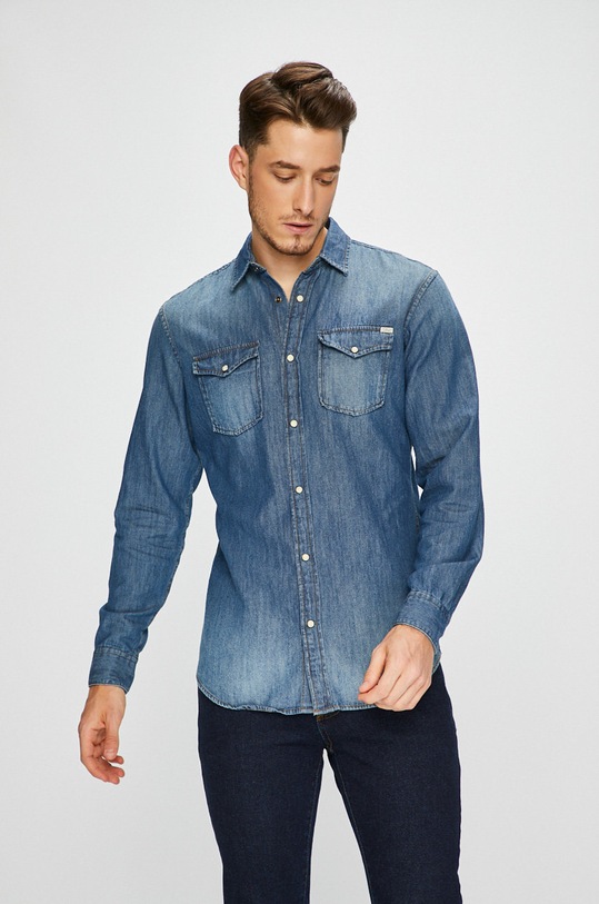 Jack & Jones - Рубашка 12138115 тёмно-синий