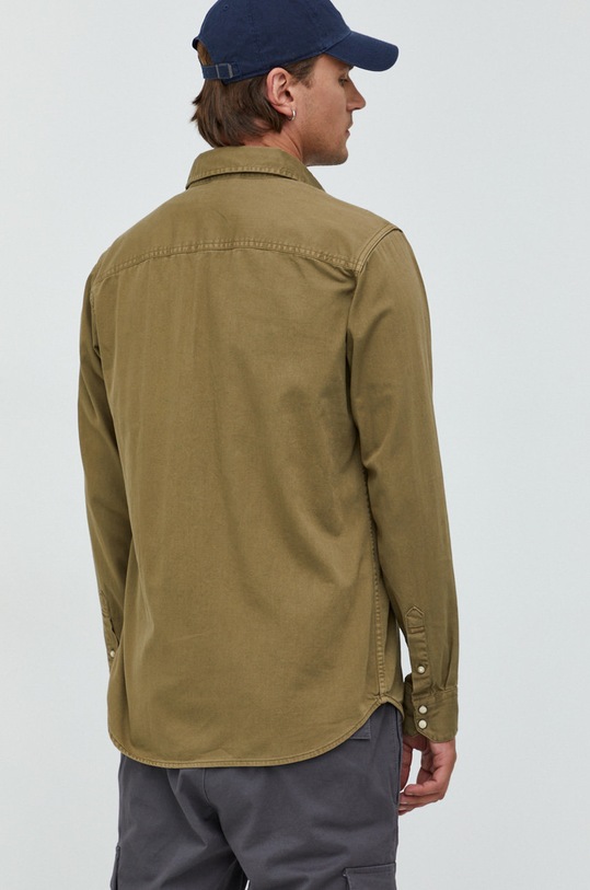 Odzież Jack & Jones koszula bawełniana 12138115 zielony