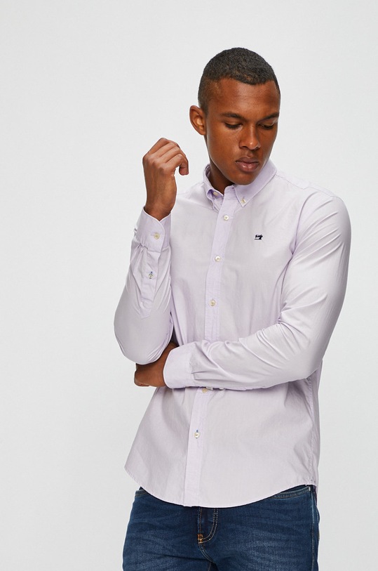 Scotch & Soda - Košeľa slim fialová 133440