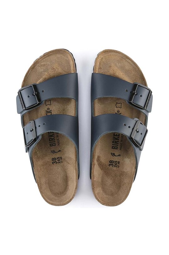 Birkenstock papuci de piele Arizona 51151 bleumarin