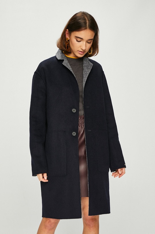 Tommy Hilfiger - Obojstranný kabát WW0WW23068 sivá AW18