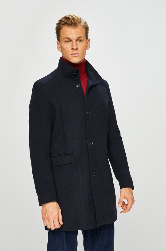 Selected Homme - Kabát bez kapucne tmavomodrá 16064355