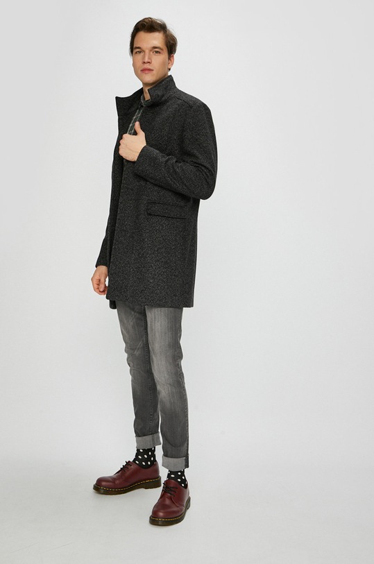 Oblečenie Selected Homme - Kabát 16064355 čierna