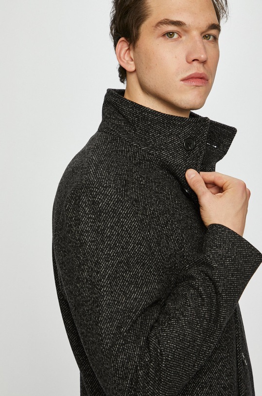 Selected Homme - Kabát 16064355 čierna