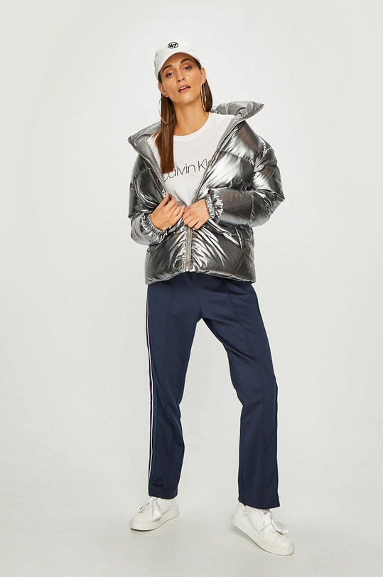 Miss Sixty - Пухено яке с две лица 684YJ0570000 сребърен AW18