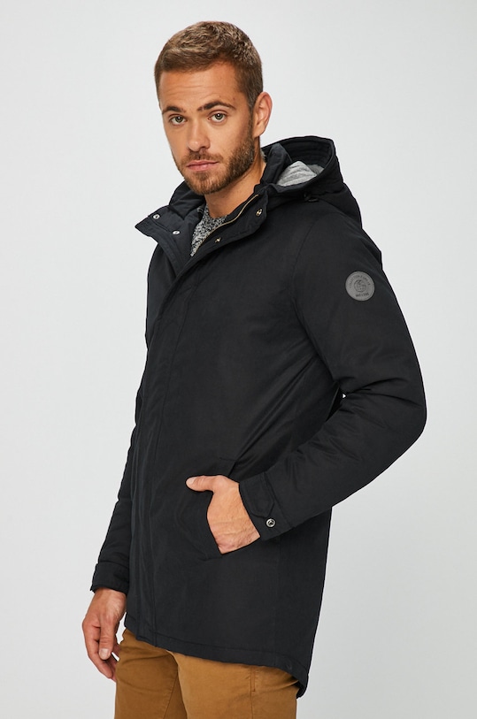 Only & Sons - Куртка з капюшоном чорний 22010257