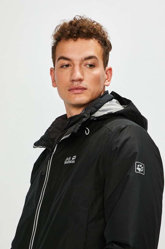 Jack Wolfskin Bunda zateplené čierna 1110951