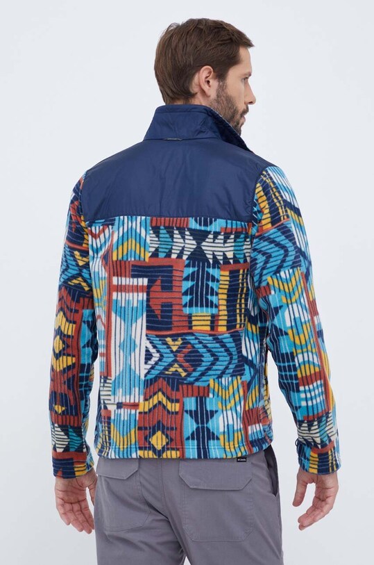 Turistická bunda Columbia Bugaboo II Fleece Interchange WO1273.1800662 tmavomodrá