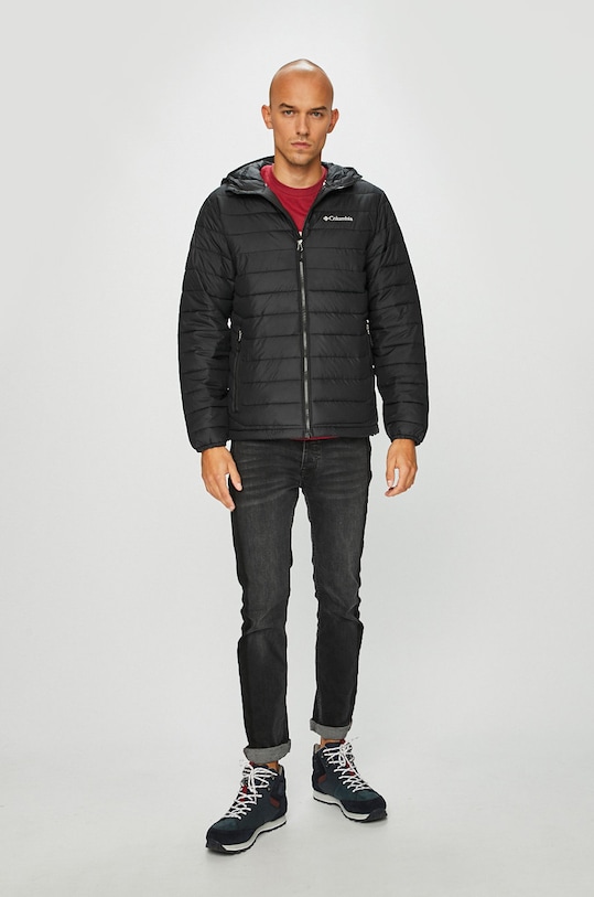 Columbia - Bunda Powder Lite Hooded Jkt WO1151.010 čierna AW18