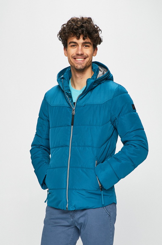 Tom Tailor Denim - Bunda zateplené tyrkysová 3555323.00.10