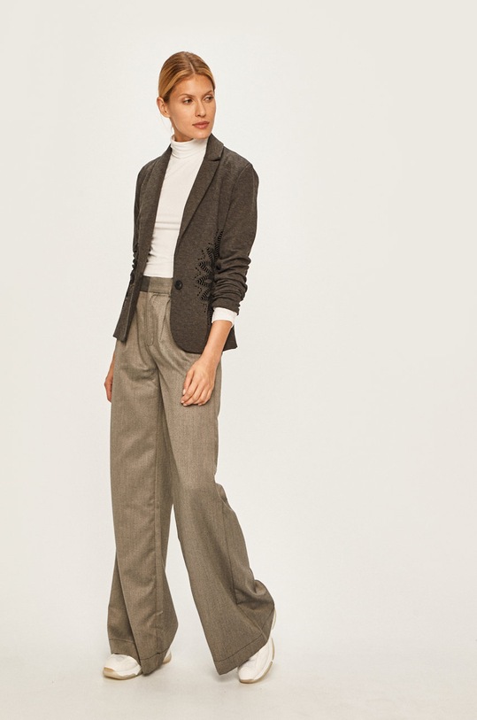 Desigual - Dámske sako 18WWEW88 sivá AW19