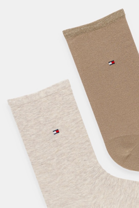 Tommy Hilfiger skarpetki 2-pack 371221. beżowy AW25
