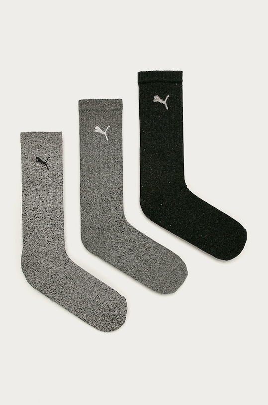 Ponožky Puma (3-pak) 880355 dlhé ponožky sivá 880355