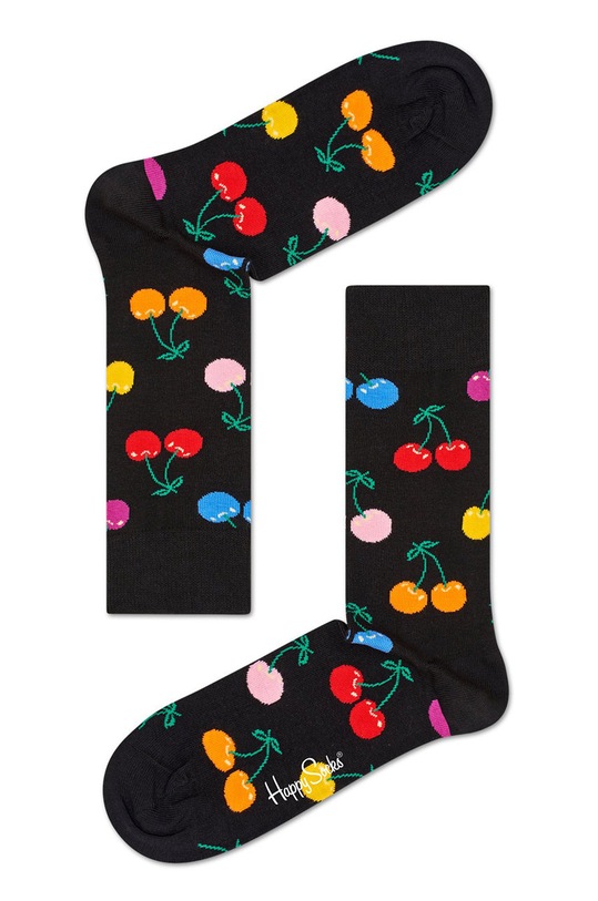 Happy Socks - Ponožky Cherry černá CHE01.9002.M