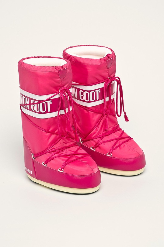 Moon Boot - Śniegowce Nylon 14004400 różowy AW23