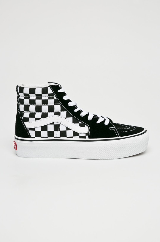 Vans - Trampki Sk8-Hi Platform 2 tekstylny biały VA3TKNQXH