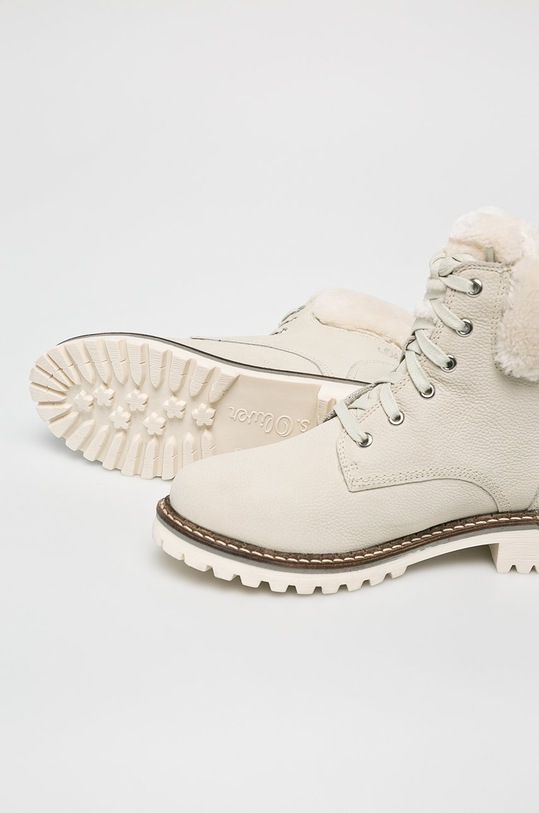 s. Oliver - Čižmy biela 5.5.25216.21