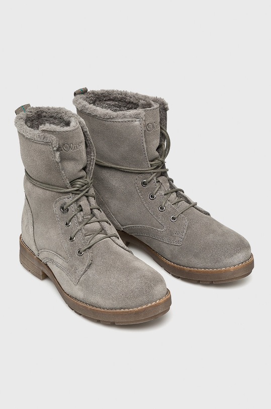 s. Oliver - Čižmy 5.5.26106.21 sivá AW18