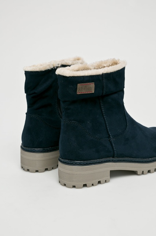 Obuv s. Oliver - Čižmy 5.5.26475.21 tmavomodrá