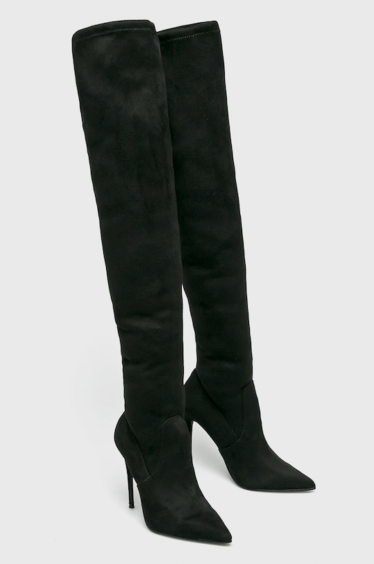 Steve Madden - Vysoké čižmy Dade SM11000150 čierna AW22