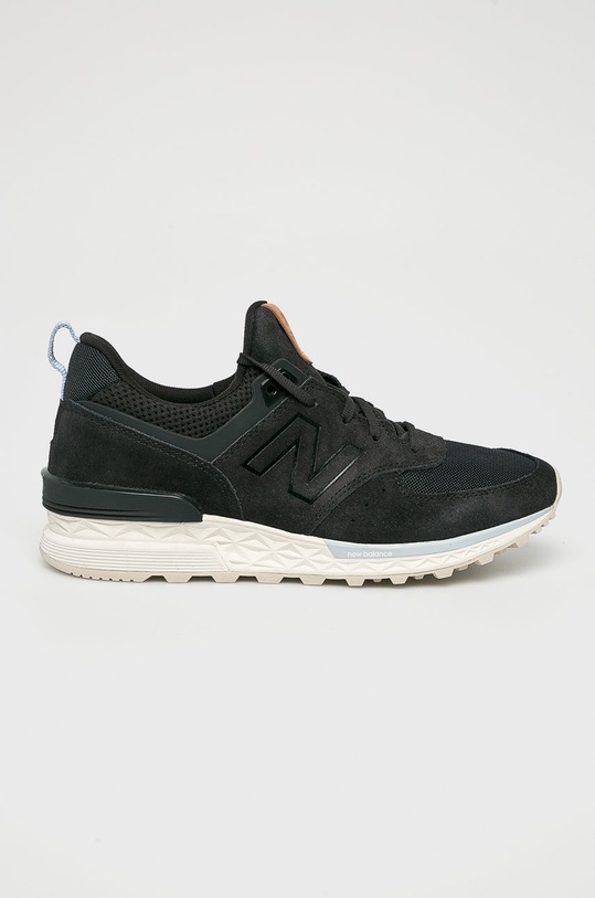New Balance - Topánky semišová koža čierna WS574PMD