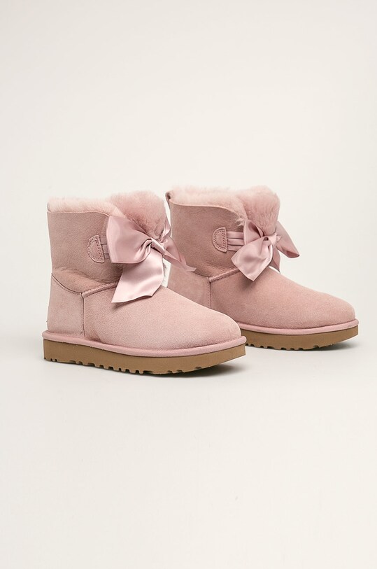 UGG - Sněhule Gita Bow Mini 1098360 růžová AW19
