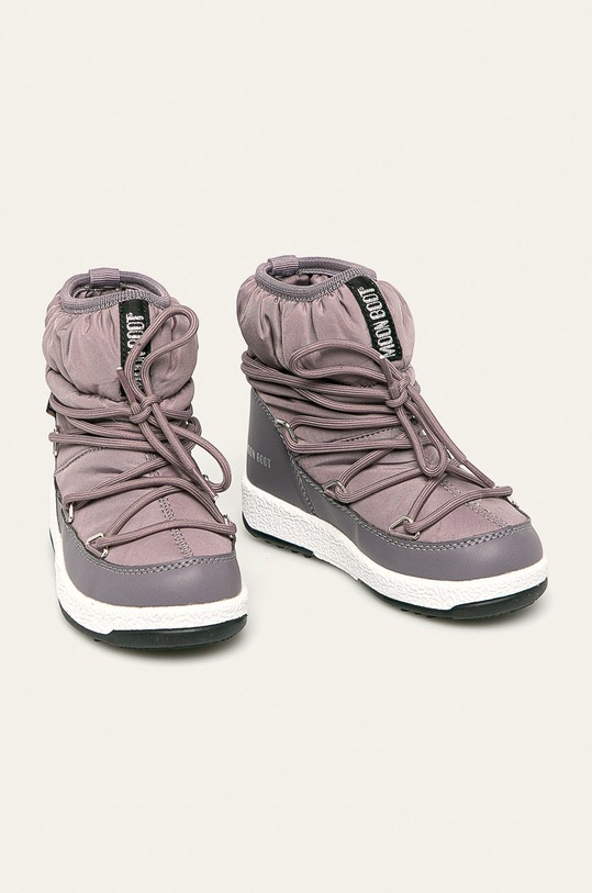 Moon Boot - Detské snehule Low Nylon WP 34051800 fialová AW19
