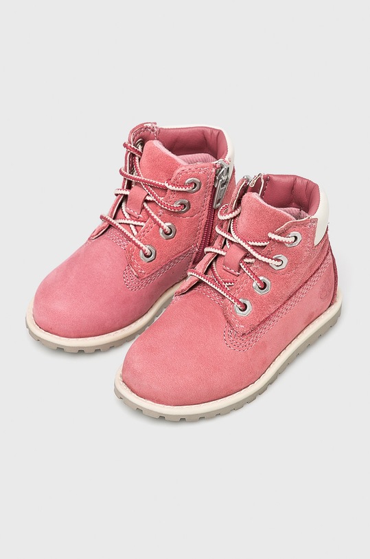 Timberland - Detské topánky Pokey Pine TB01950B6611 ružová AW18