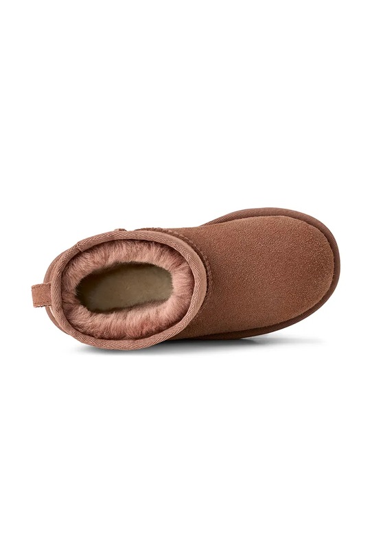Dječje cipele za snijeg od brušene kože UGG Classic Mini II 1017715K smeđa