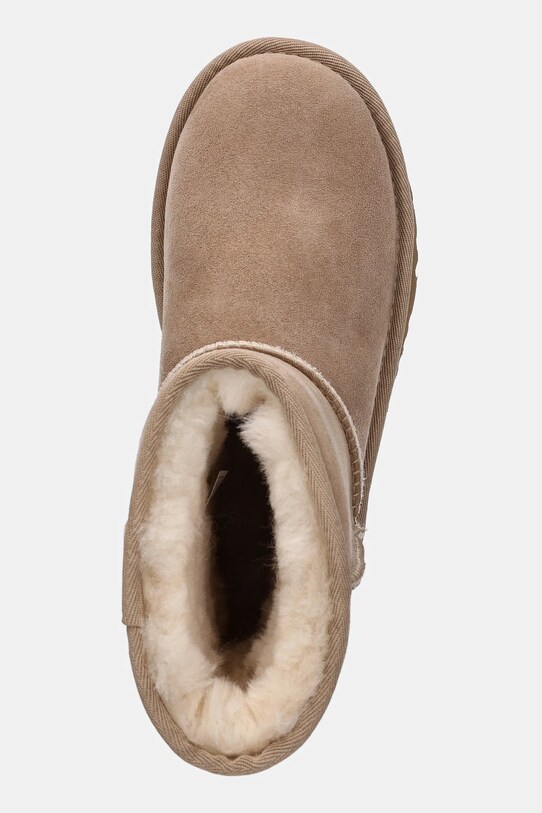 UGG Śniegowce zamszowe dziecięce K KIDS CLASSIC II beżowy 1017703K