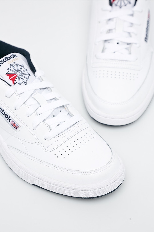 Reebok sneakers Club C 85 AR0457 AR0457 alb AW23