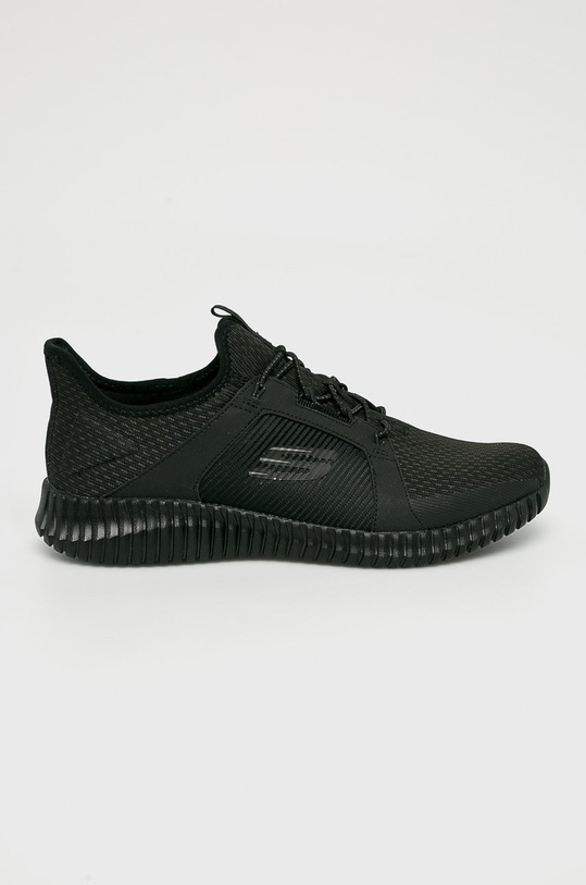 Skechers - Topánky ELITE FLEX textilný čierna 52640