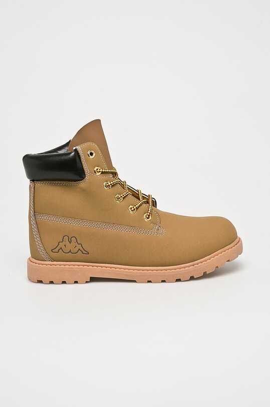 Kappa - Buty Kombo Mid imitacja skóry licowej brązowy 241635