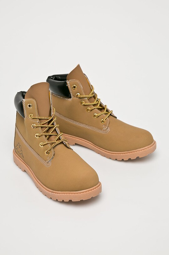 Obuwie Kappa - Buty Kombo Mid 241635 brązowy