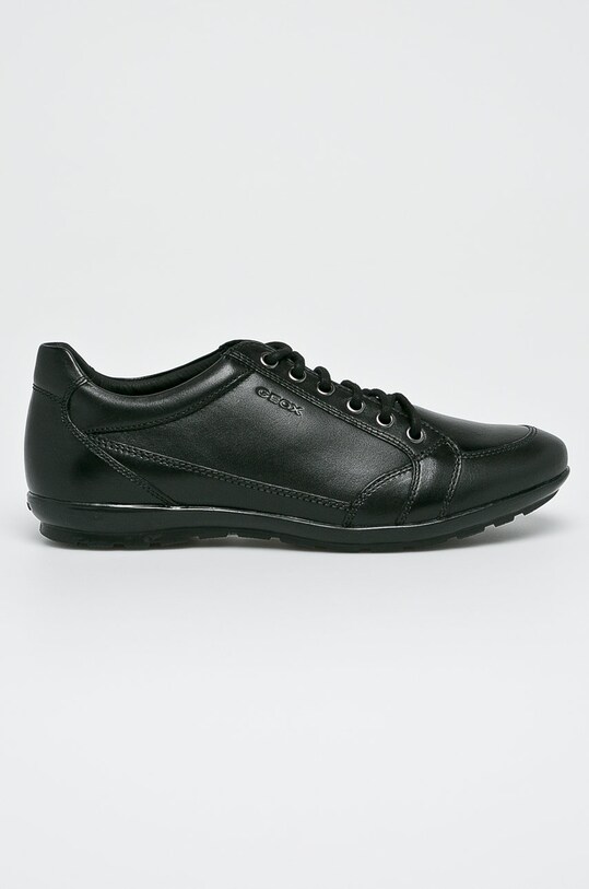 Geox - Buty skórzane tekstylny czarny U34A5D00043