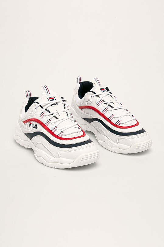 Fila - Buty Ray Low 1010561 biały SS20